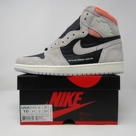 Jordan Other - Air Jordan 1 OG Hyper Crimson Neutral Grey Sz 10